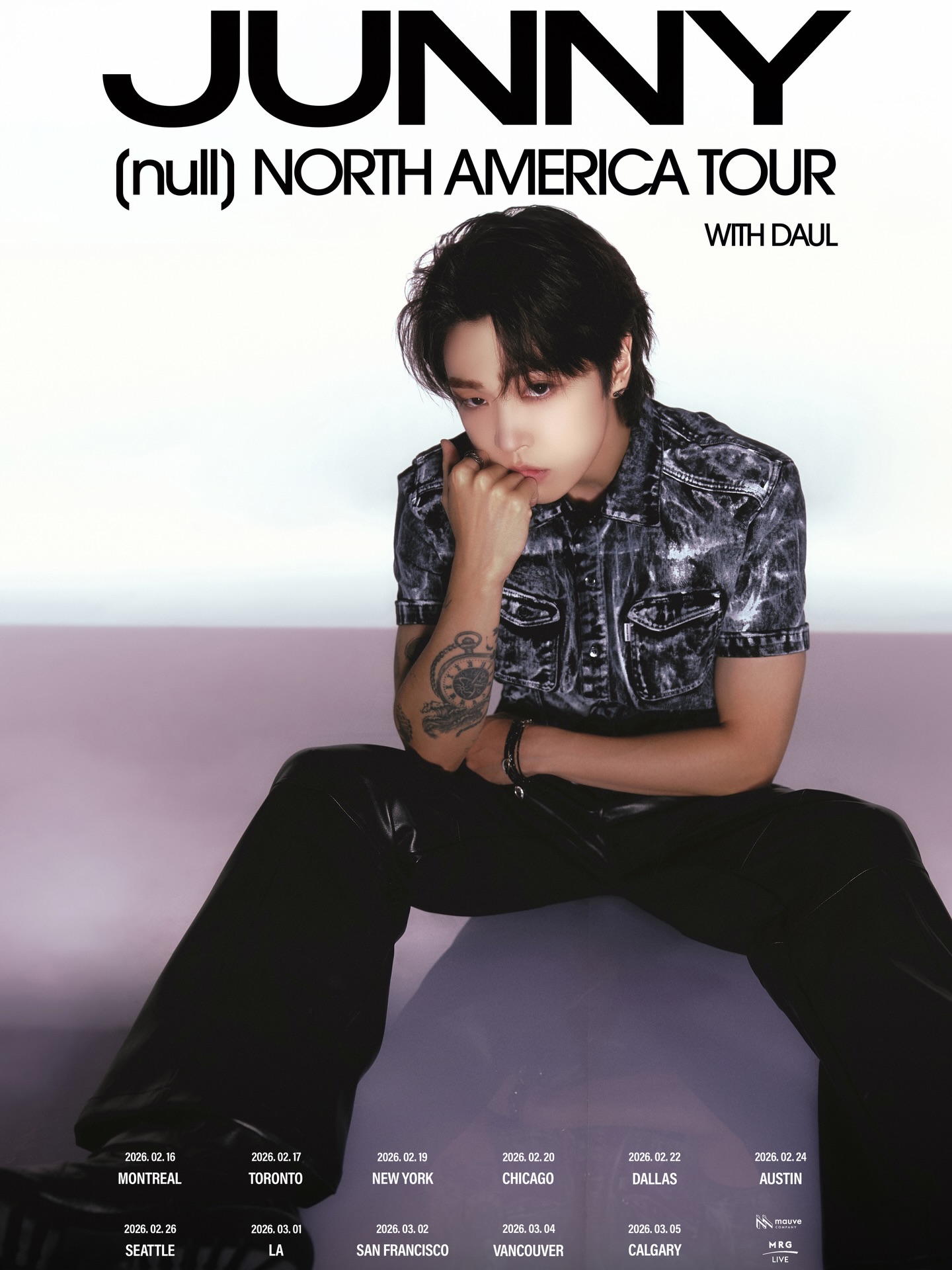 JUNNY null Tour Poster 2026